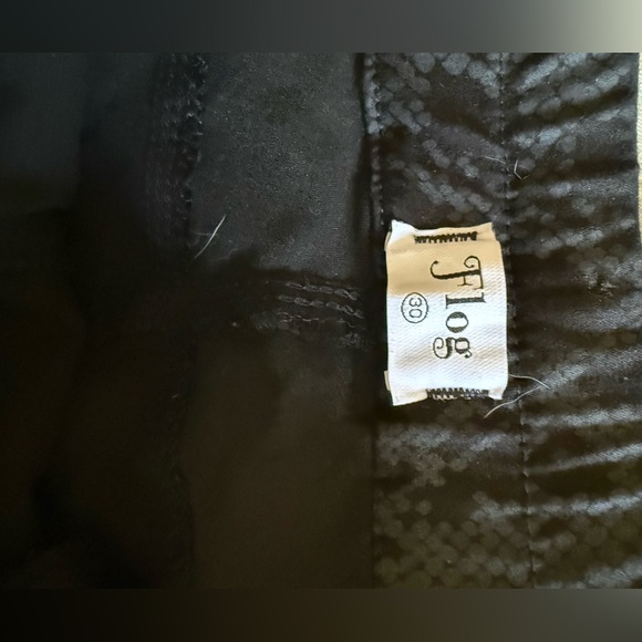 Flog Black Patterned Pants - Picture 5 of 5